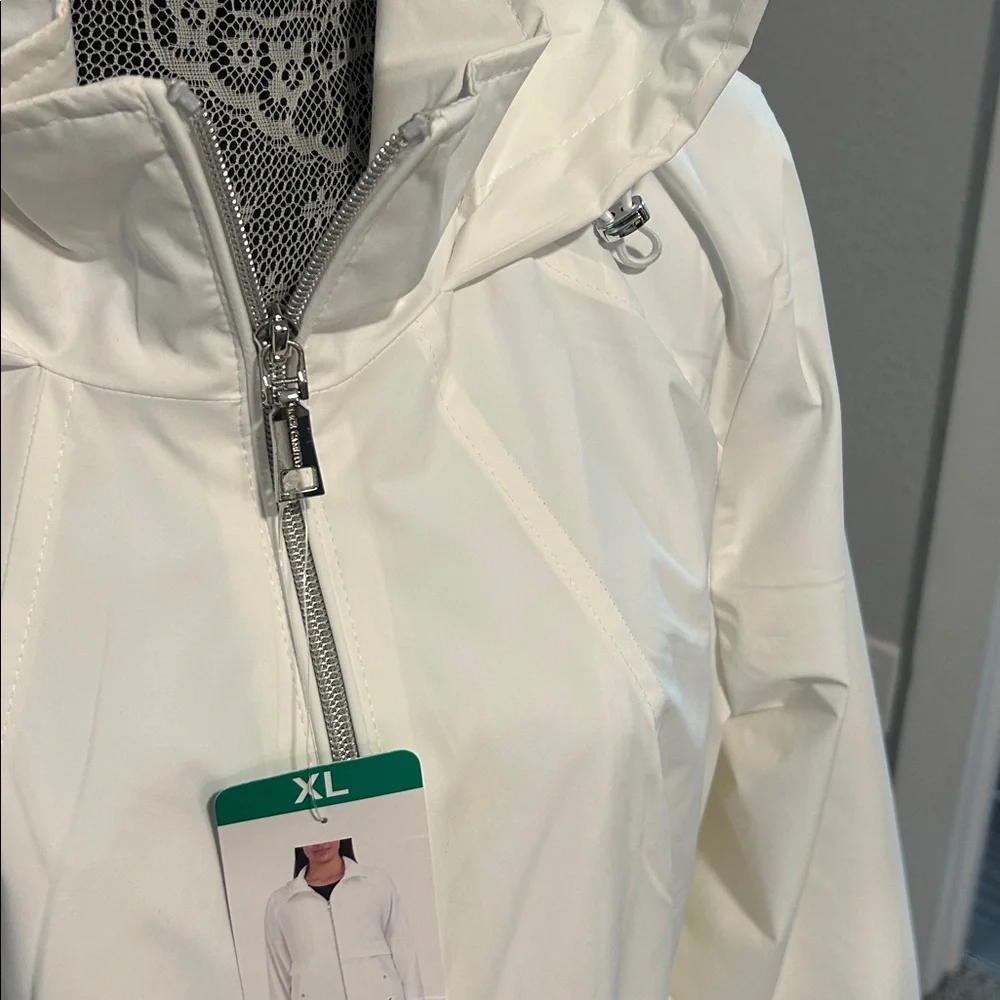 Vince Camuto Hooded Rain Jacket XL - Picture 4 of 7
